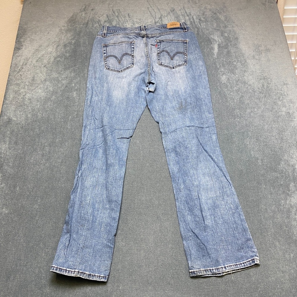 Vintage Levi's 529 Curvy Bootcut Jeans Womens 14 Medium Blue Denim Medium Wash